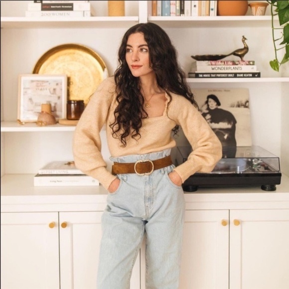 Madewell Paperbag Classic Straight Jeans Light Wash  32 - Picture 1 of 8
